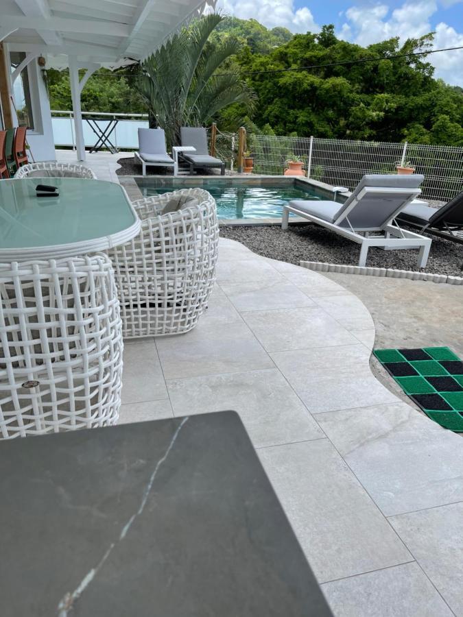 Les Appart Villa Sunbay Caraibes Avec Piscine Privative Vue Mer Et Montagne Le François Exteriér fotografie
