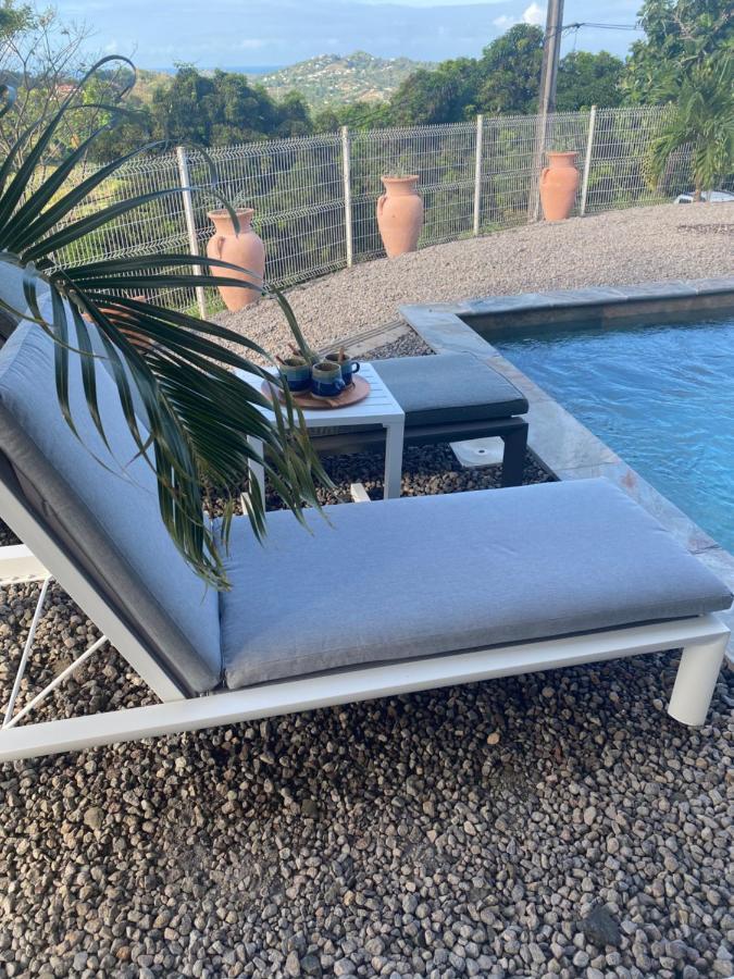 Les Appart Villa Sunbay Caraibes Avec Piscine Privative Vue Mer Et Montagne Le François Exteriér fotografie