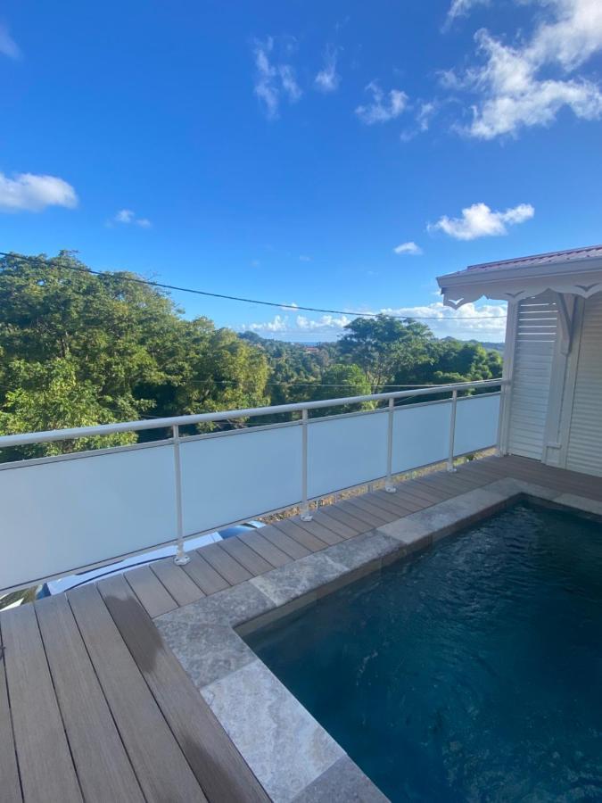 Les Appart Villa Sunbay Caraibes Avec Piscine Privative Vue Mer Et Montagne Le François Exteriér fotografie